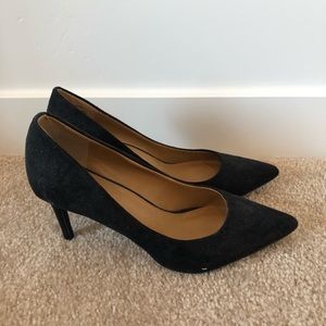 Nine West black heels- 8